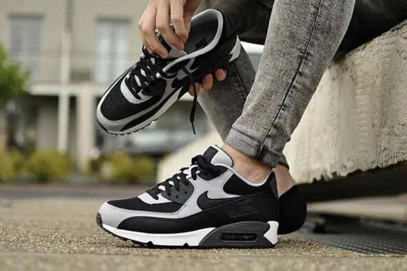 Giày Nike Air Max 90 Essential 'Wolf Grey' 537384-053 - Ảnh 3
