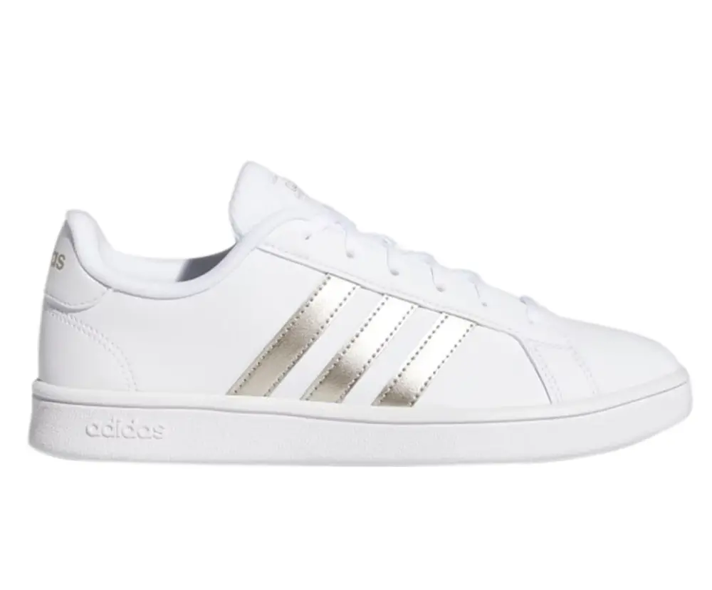 Giày Adidas Grand Court Base 'White Platinum Metallic' EE7874