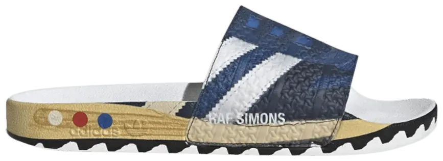Dép Adidas Raf Simons x LA Adilette Slides 'Trompe L'oeil' EE7956