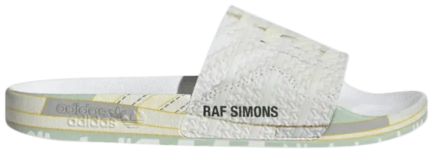 Dép Adidas Raf Simons x Peach Adilette Slides 'Trompe L'oeil' EE7957