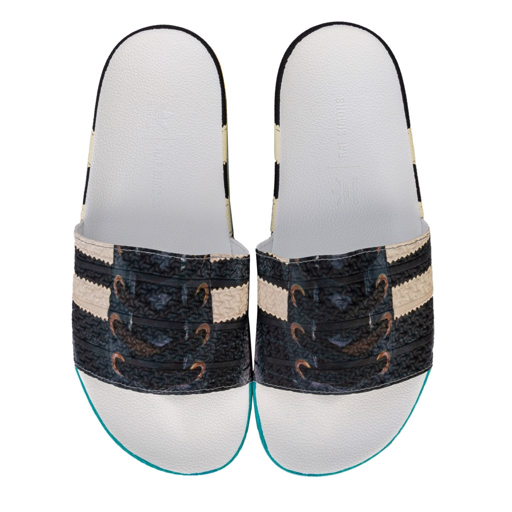 Dép Adidas Raf Simons x Samba Adilette Slides 'Trompe L'oeil' EE7959 - Ảnh 4