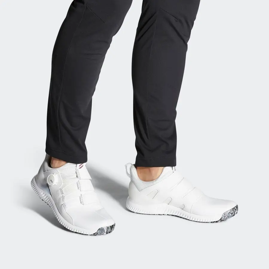 Alternative view of Giày Golf Adidas Adicross Bounce Boa 2.0 'Triple White' EE9153