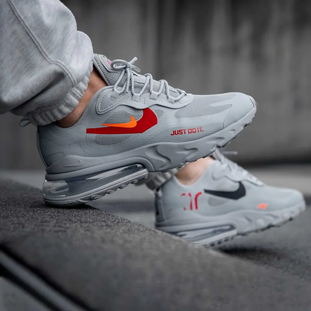 Giày Nike Air Max 270 React 'Just Do It - Wolf Grey' CT2203-002 - Ảnh 5