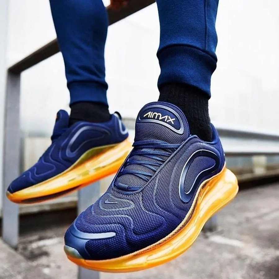 Alternative view of Giày Nike Air Max 720 'Navy Orange' AO2924-401