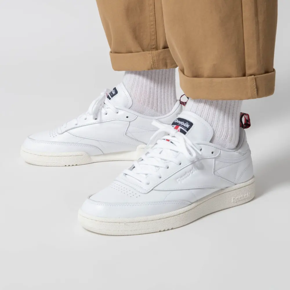 Giày Reebok Club C 85 'White Chalk' FW7798 - Ảnh 3