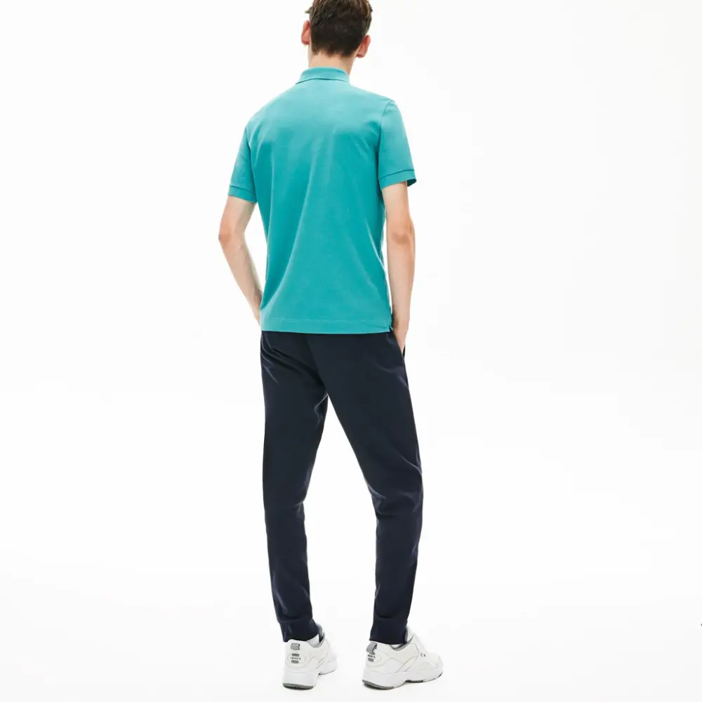 Áo Lacoste Paris Stretch Cotton Piqué Polo Shirt 'Blue' PH5522-S5J - Ảnh 3