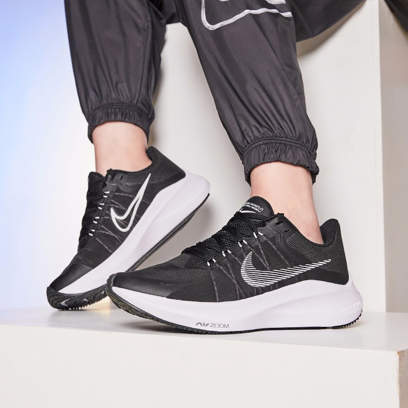 Giày Nike Wmns Zoom Winflo 8 W 'Black White' CW3421-005 - Ảnh 6
