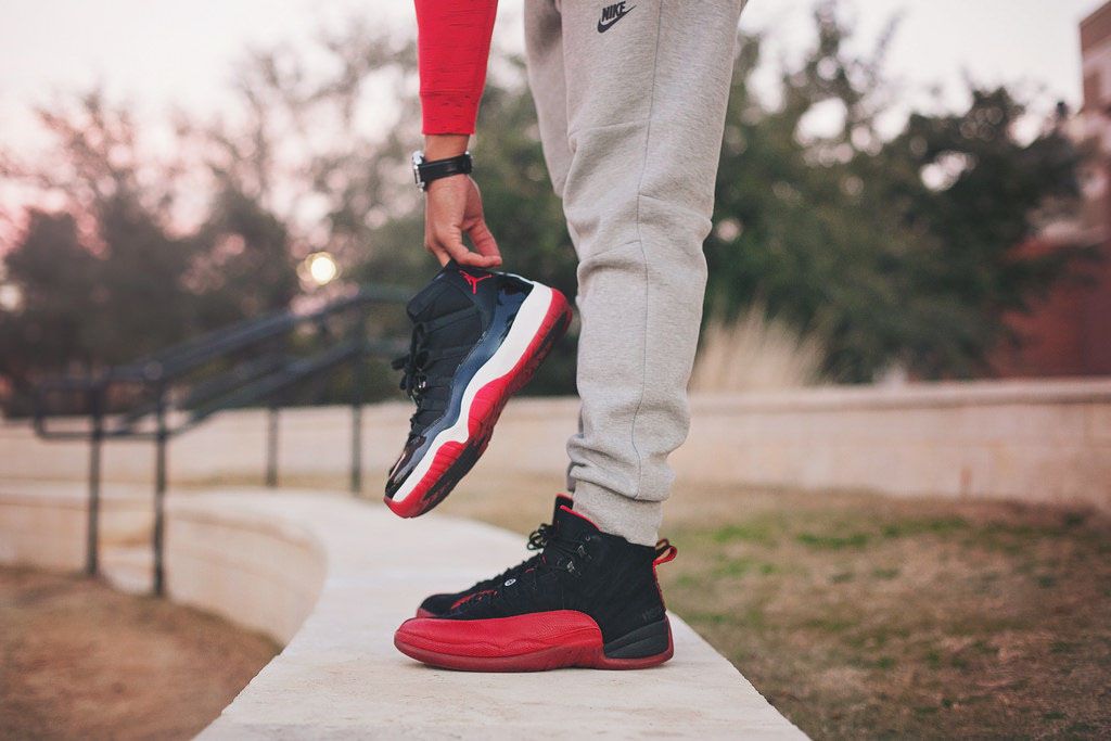 Giày Nike Air Jordan 12 Retro 'Flu Game 2016' 153265-002 - Ảnh 8