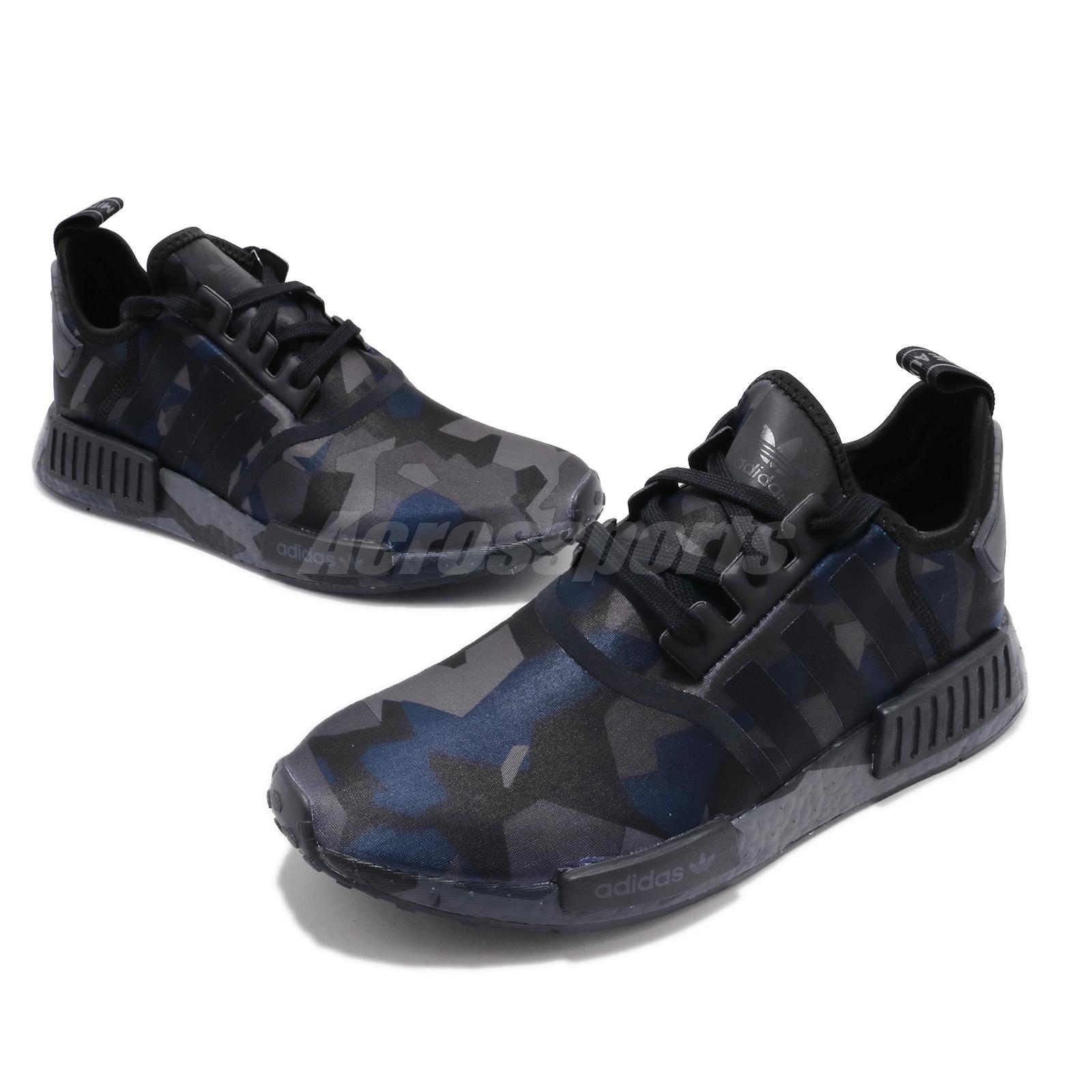 Giày Adidas NMD R1 'Fractal Camo - Black' EF4263 - Ảnh 3