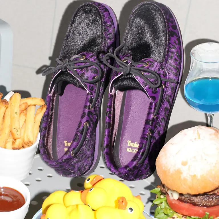 Giày Timberland Classic 2-eye Boat Shoe For Men 'Purple' - Ảnh 4