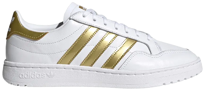 Giày Adidas Wmns Team Court 'White Gold Metallic' EF6058