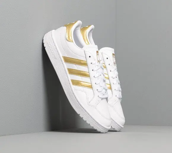 Giày Adidas Wmns Team Court 'White Gold Metallic' EF6058 - Ảnh 6