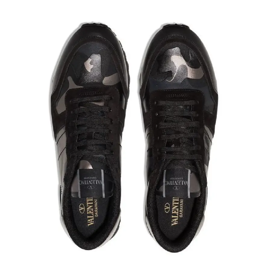 Giày Valentino Rockrunner 'Camouflage Noir Metallic' WY2S0723NTAE43 - Ảnh 4