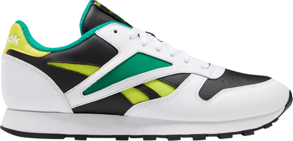 Giày Reebok Classic Leather Mark 'Black Hero Yellow' EF7848