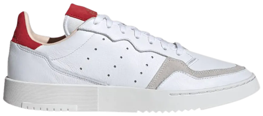 Giày Adidas Supercourt 'White Scarlet' EF9181