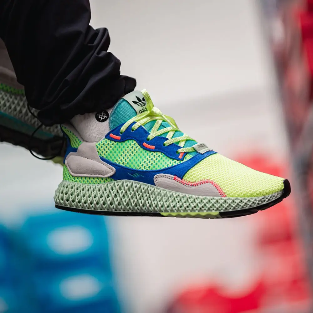 Alternative view of Giày Adidas ZX 4000 4D 'Easy Mint' EF9623