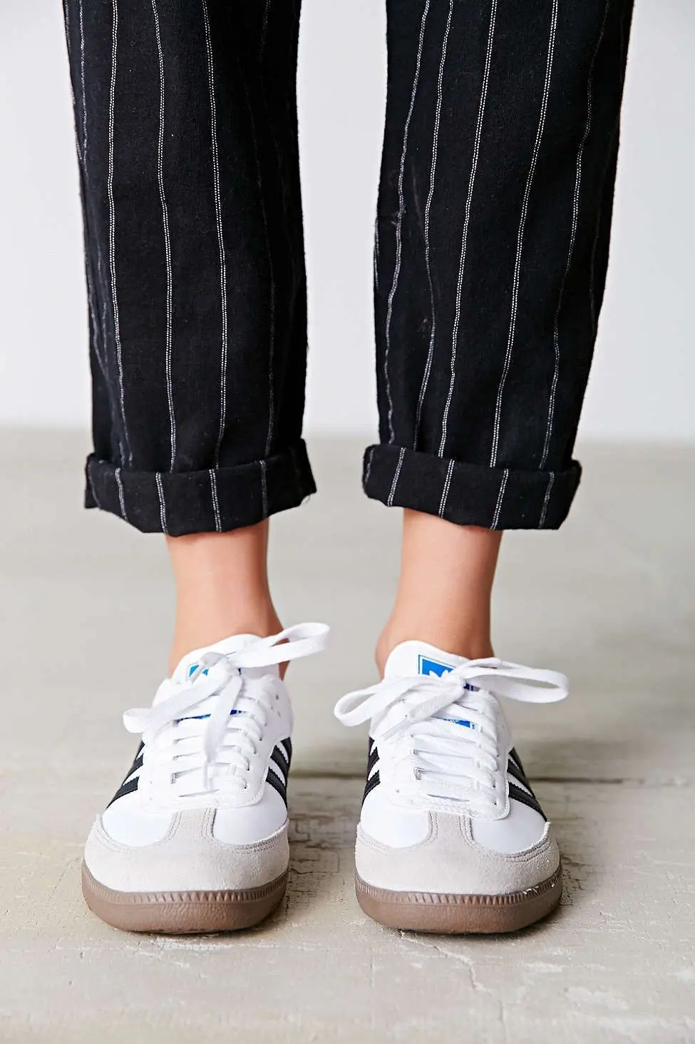 Giày Adidas Samba Vegan 'White Black' H01877 - Ảnh 9