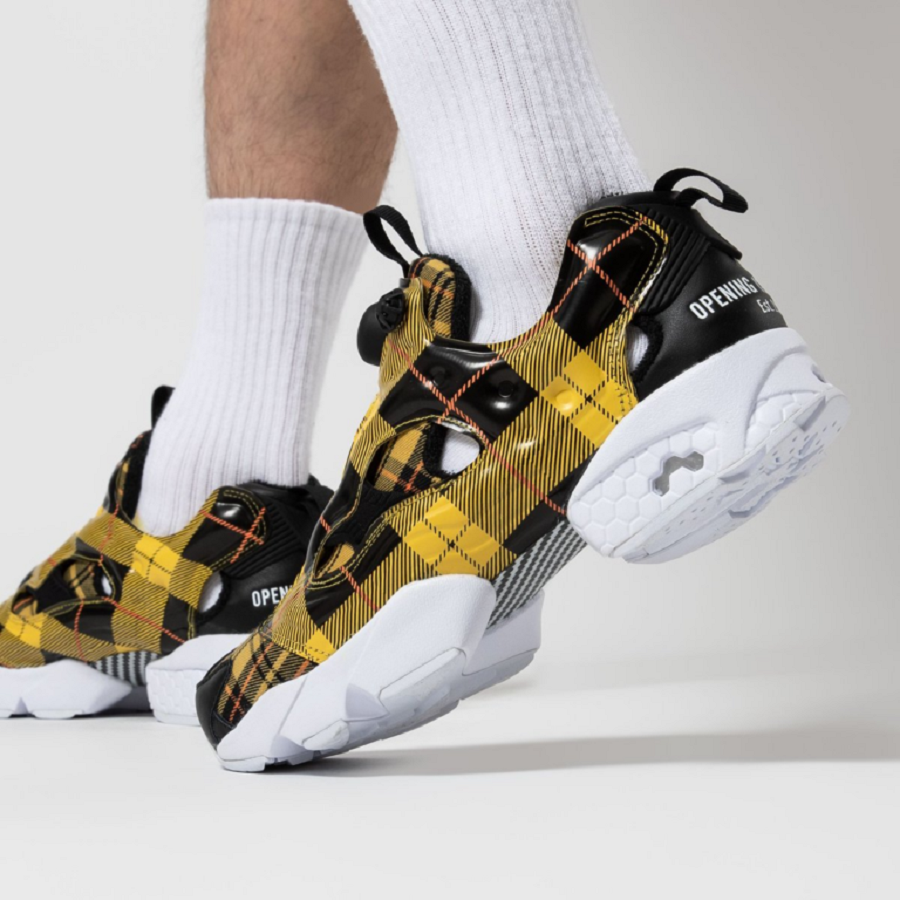 Giày Reebok Opening Ceremony x InstaPump Fury OG 'Yellow Plaid' FW2475 - Ảnh 5