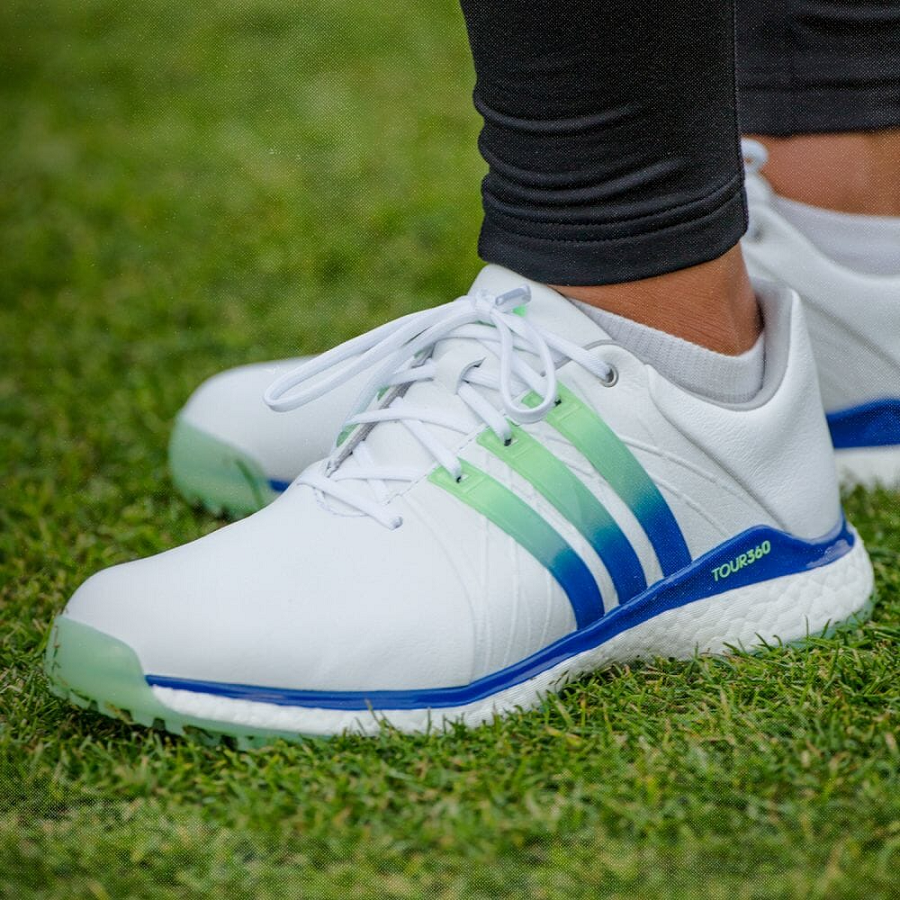 Giày Golf Adidas Tour 360 XT-SL 'Blue Neon' EG6482 - Ảnh 4