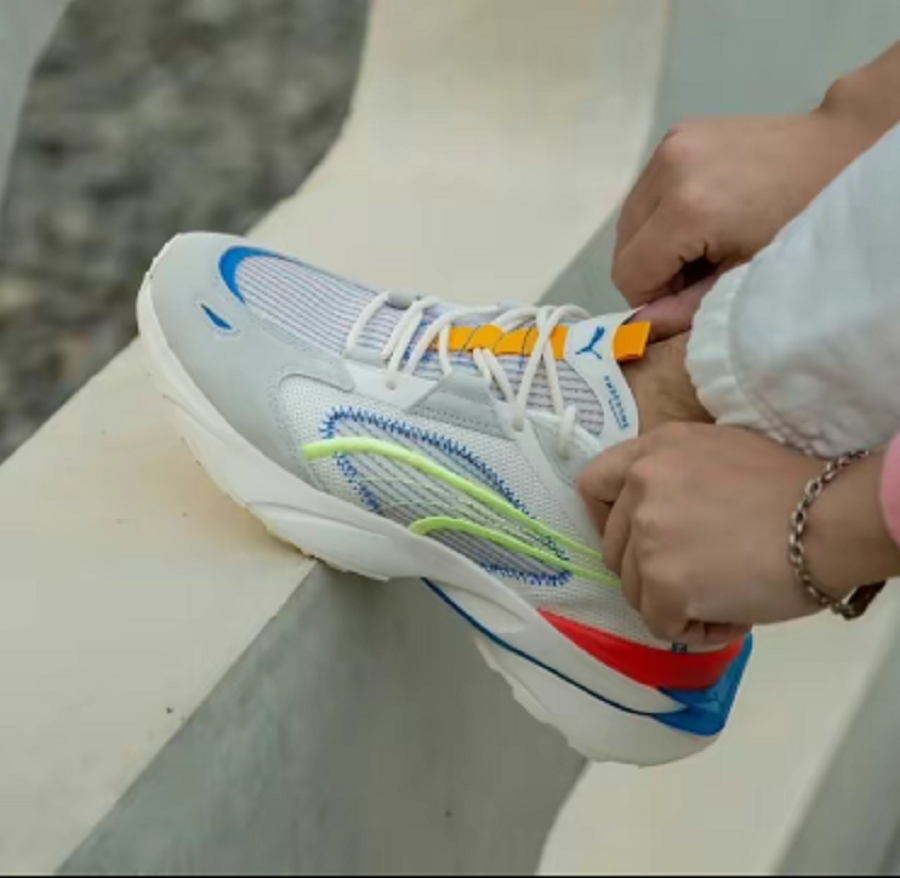 Giày Puma Pwrframe Op-1 Knit 'Beige' 384343-01 - Ảnh 2