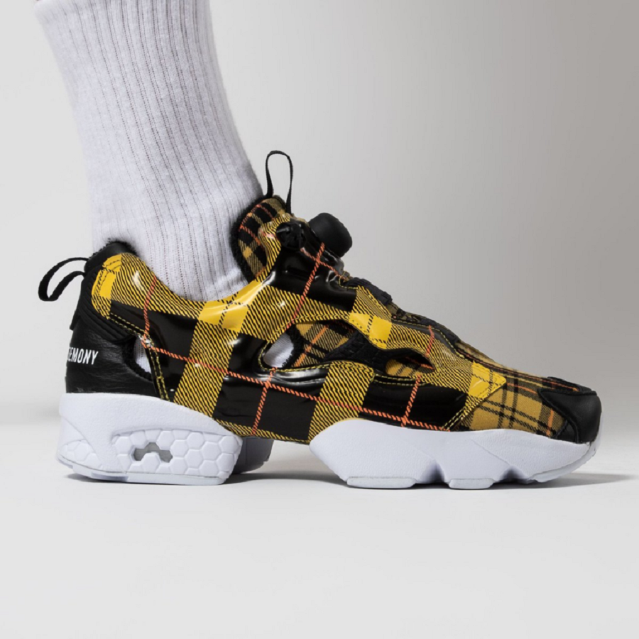 Giày Reebok Opening Ceremony x InstaPump Fury OG 'Yellow Plaid' FW2475 - Ảnh 3