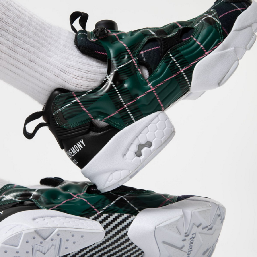 Giày Reebok Opening Ceremony x InstaPump Fury OG 'Green Plaid' FW2474 - Ảnh 6