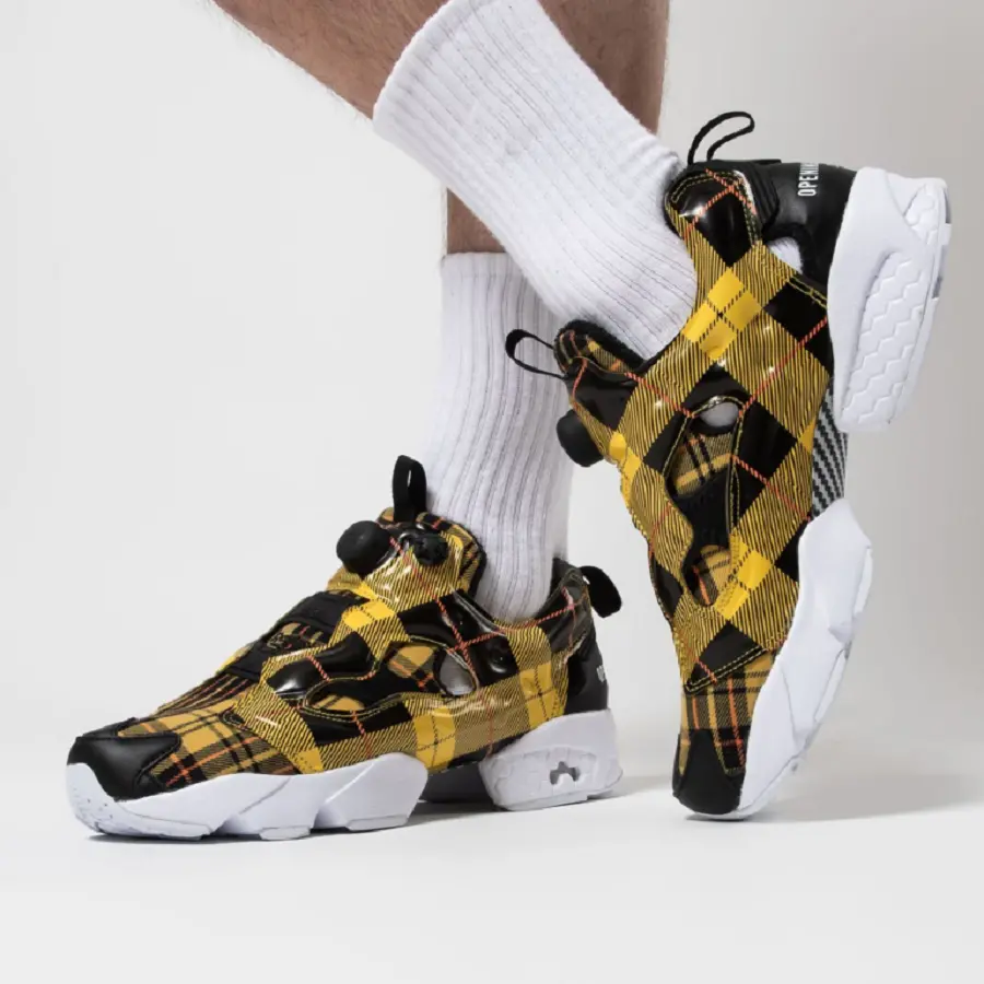 Alternative view of Giày Reebok Opening Ceremony x InstaPump Fury OG 'Yellow Plaid' FW2475