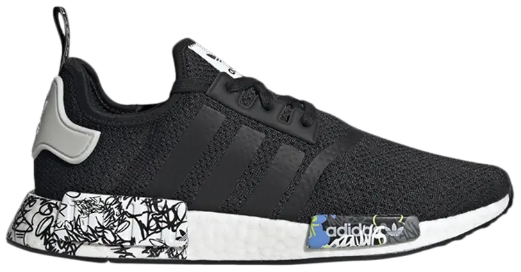 Giày Adidas NMD R1 'Black Graffiti' EH0779