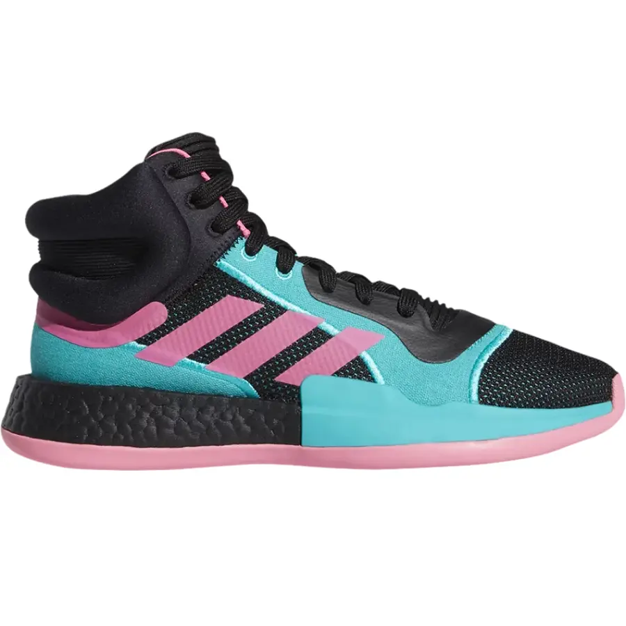 Giày Adidas Marquee Boost 'Black Shock Pink Aqua' EH2373