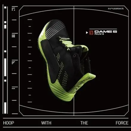 Alternative view of Giày Adidas Dame 5 'Star Wars' EH2457