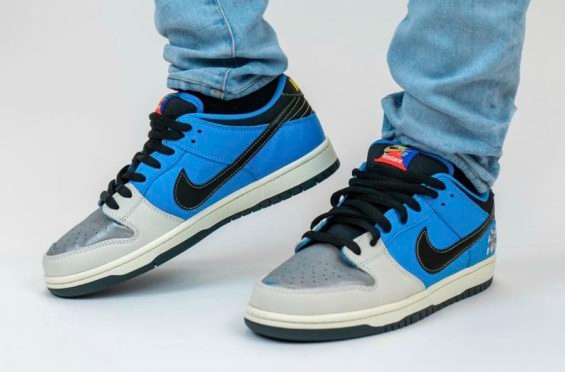 Giày Nike Instant Skateboards x Dunk Low Pro SB QS 'Blue' CZ5128-400 - Ảnh 3