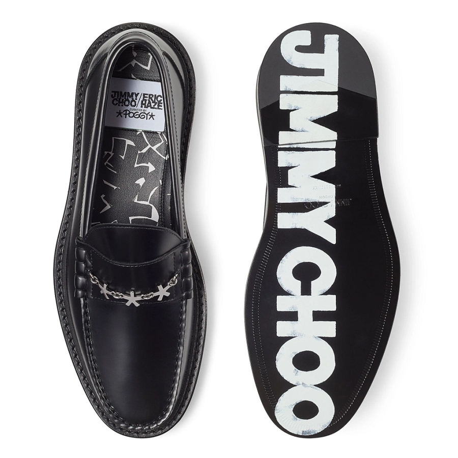 Giày Jimmy Choo Eric Haze 'Black' EHPEZRAMZTQ000735 - Ảnh 4