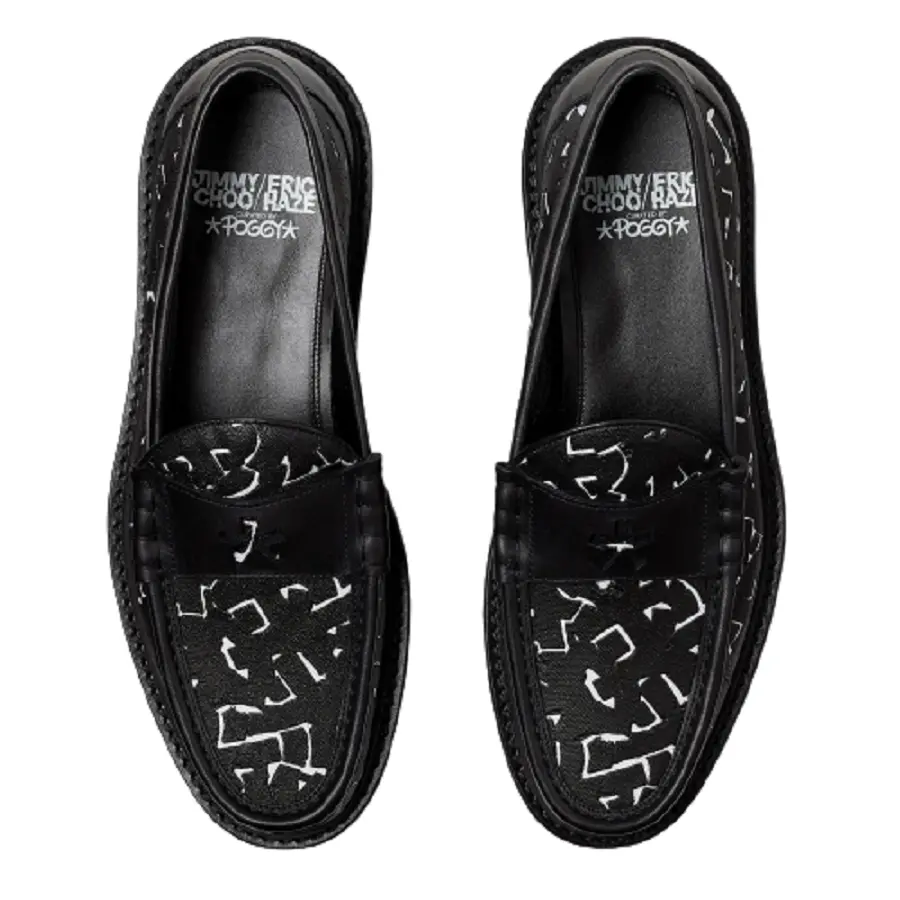 Giày Jimmy Choo Haze Artwork 'Black' EHPEZRAMZUD000050 - Ảnh 4