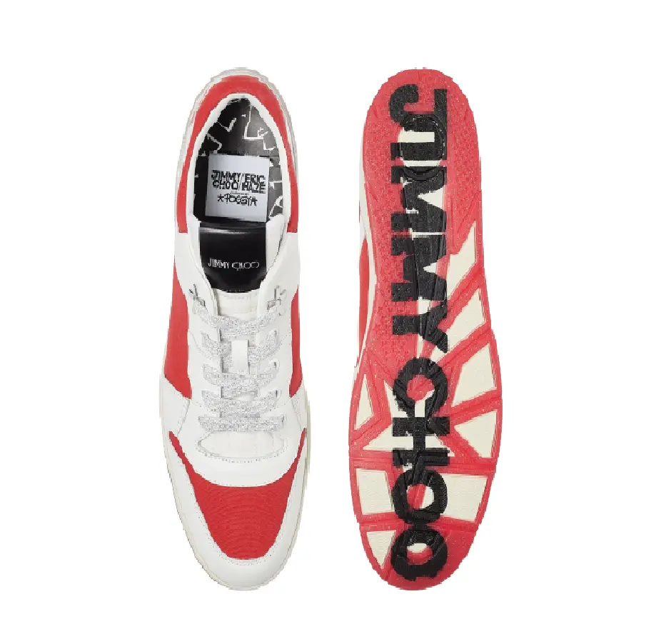 Giày Jimmy Choo Haze Florent 'White Red' EHPFLORENTMZUK0C9191 - Ảnh 5