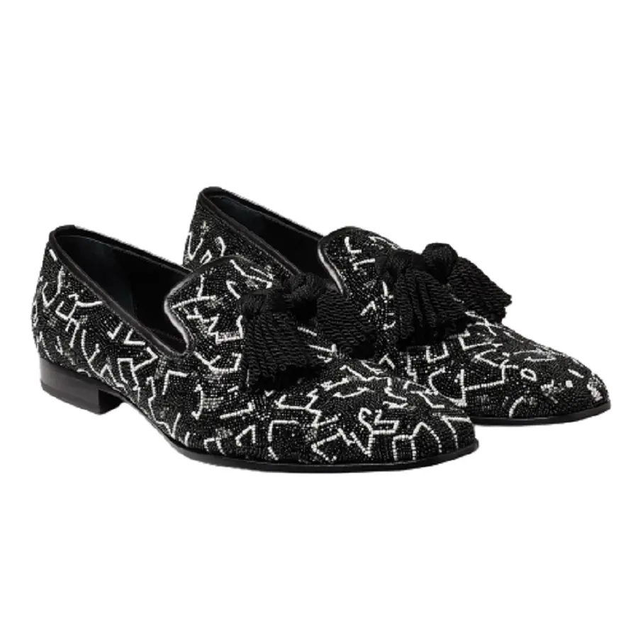 Giày Jimmy Choo Haze Foxley 'Black White' EHPFOXLEYZUS000050 - Ảnh 3