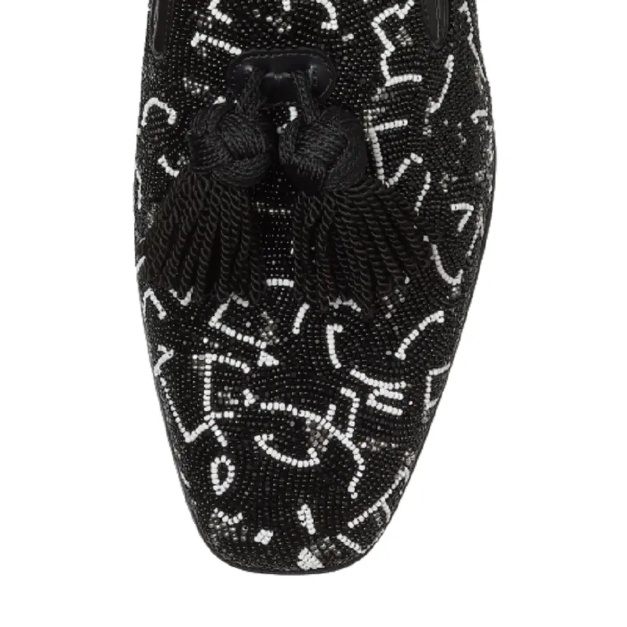 Giày Jimmy Choo Haze Foxley 'Black White' EHPFOXLEYZUS000050 - Ảnh 5