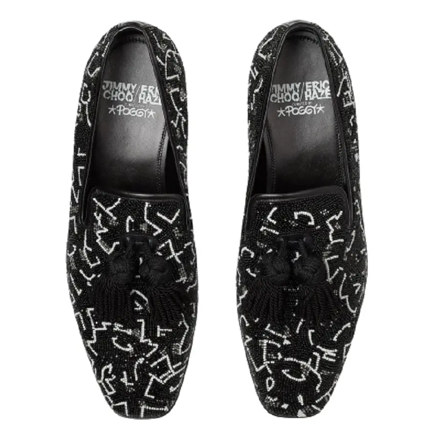 Giày Jimmy Choo Haze Foxley 'Black White' EHPFOXLEYZUS000050 - Ảnh 4