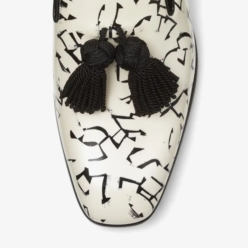 Giày Jimmy Choo Eric Haze 'White Black' EHPFOXLEYZUT000078 - Ảnh 3