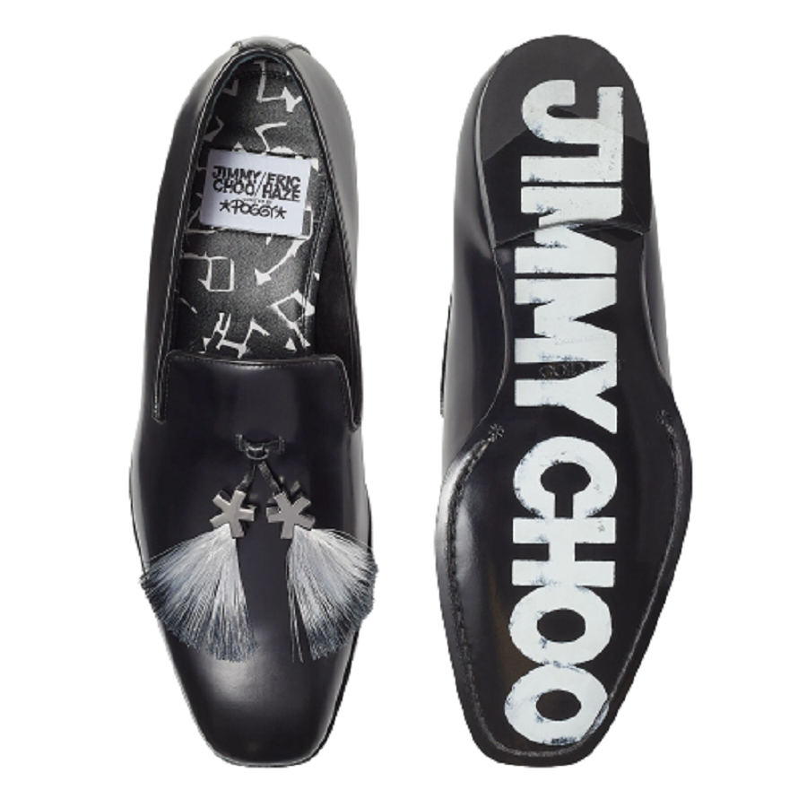 Giày Jimmy Choo Eric Haze Foxley 'Black' EHPFOXLEYZUU010003 - Ảnh 4