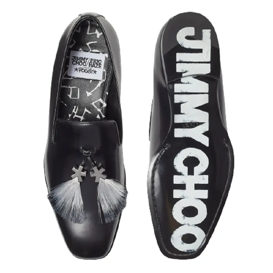 Giày Jimmy Choo Eric Haze Foxley 'Black' EHPFOXLEYZUU010003 - Ảnh 4