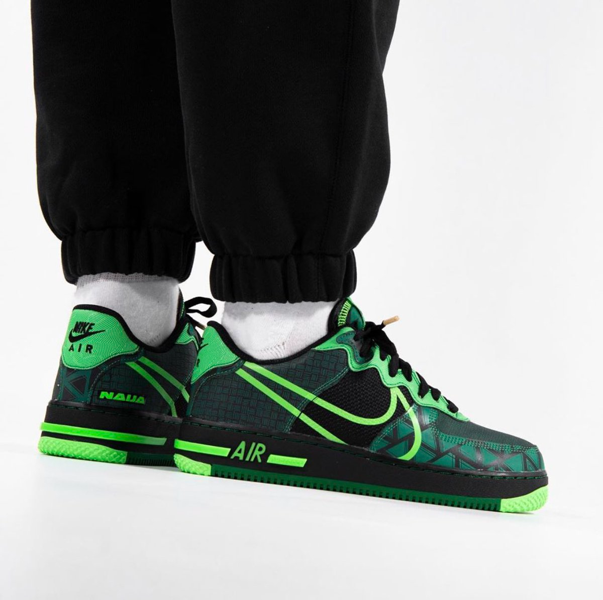 Giày Nike Air Force 1 React 'Naija' CW3918-001 - Ảnh 4