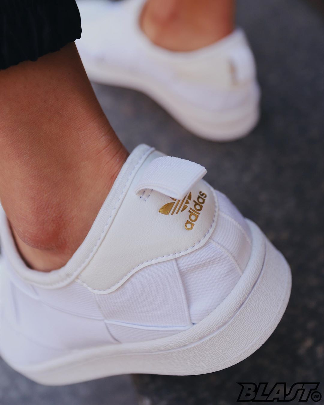 Giày Adidas Wmns Superstar Slip-On 'Cloud White' FV3186 - Ảnh 7