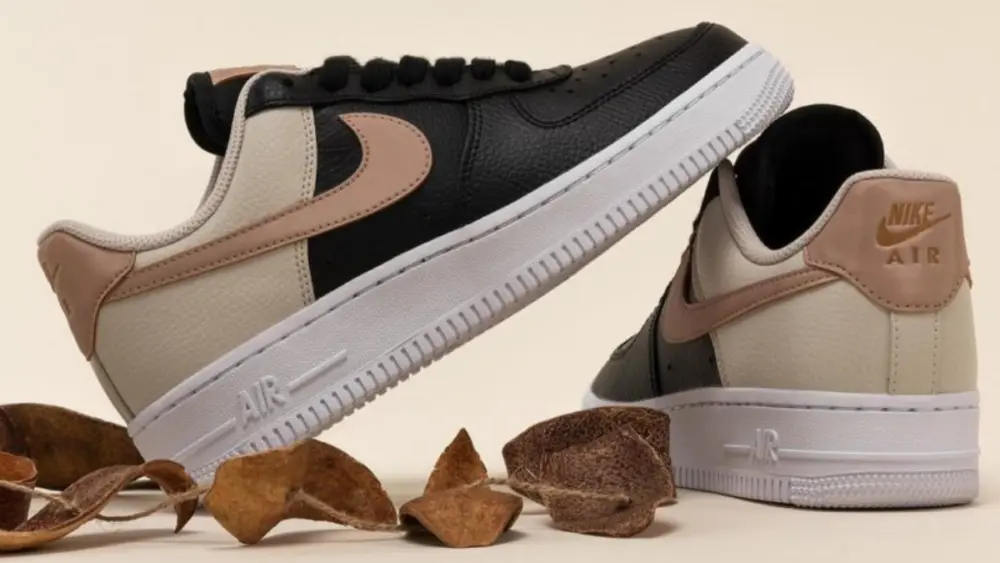 Giày Nike Wmns Air Force 1 '07 'Black Metallic Red Bronze' CU5311-001 - Ảnh 6