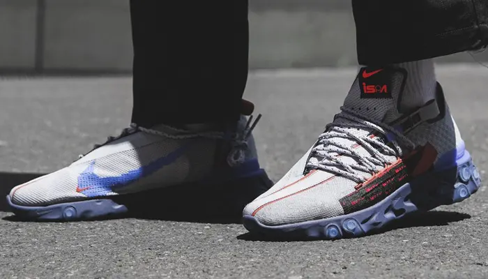 Giày Nike React Runner ISPA Wolf Grey Dusty Peach CT2692-001 - Ảnh 4