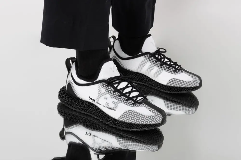 Giày Adidas Y-3 Runner 4D IO 'White Black' FX1059 - Ảnh 4