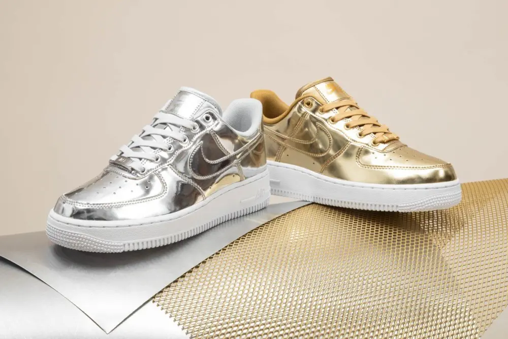 Giày Nike Air Force 1 SP "Metallic Gold" CQ6566-700 - Ảnh 4