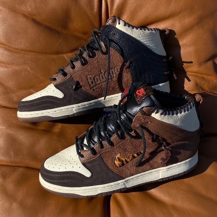 Giày Nike Bodega x Dunk High 'Legend' CZ8125-200 - Ảnh 5