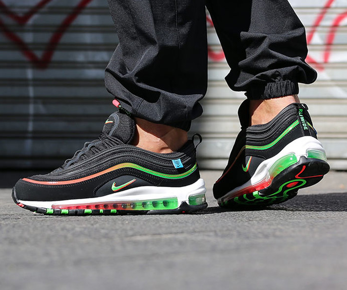 Giày Nike Air Max 97 'Worldwide Pack - Black' CZ5607-001 - Ảnh 4