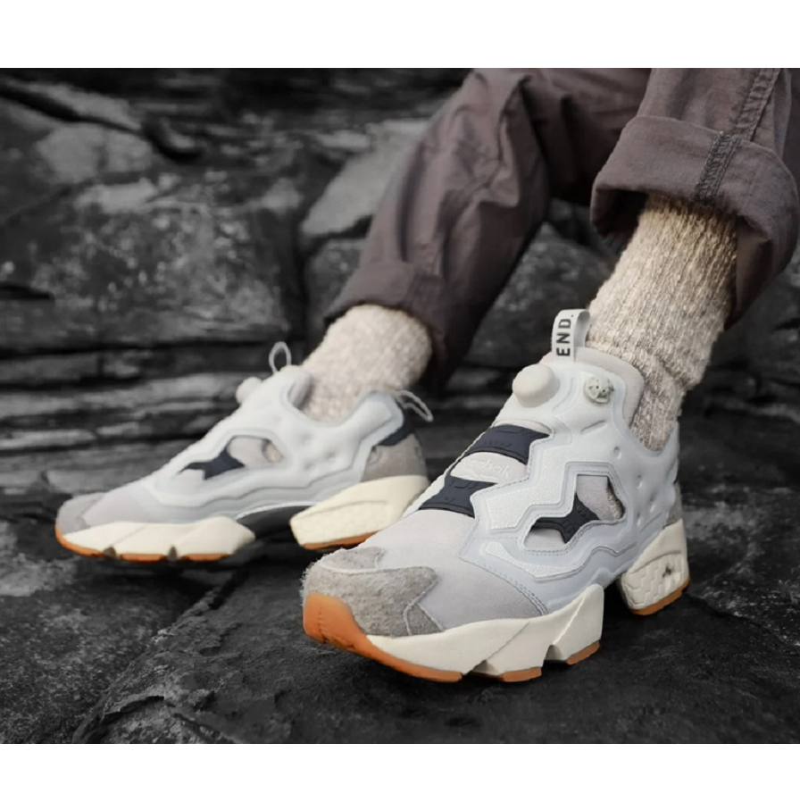 Giày Reebok x InstaPump Fury Fossil Pack 'True Grey' FZ3082 - Ảnh 3