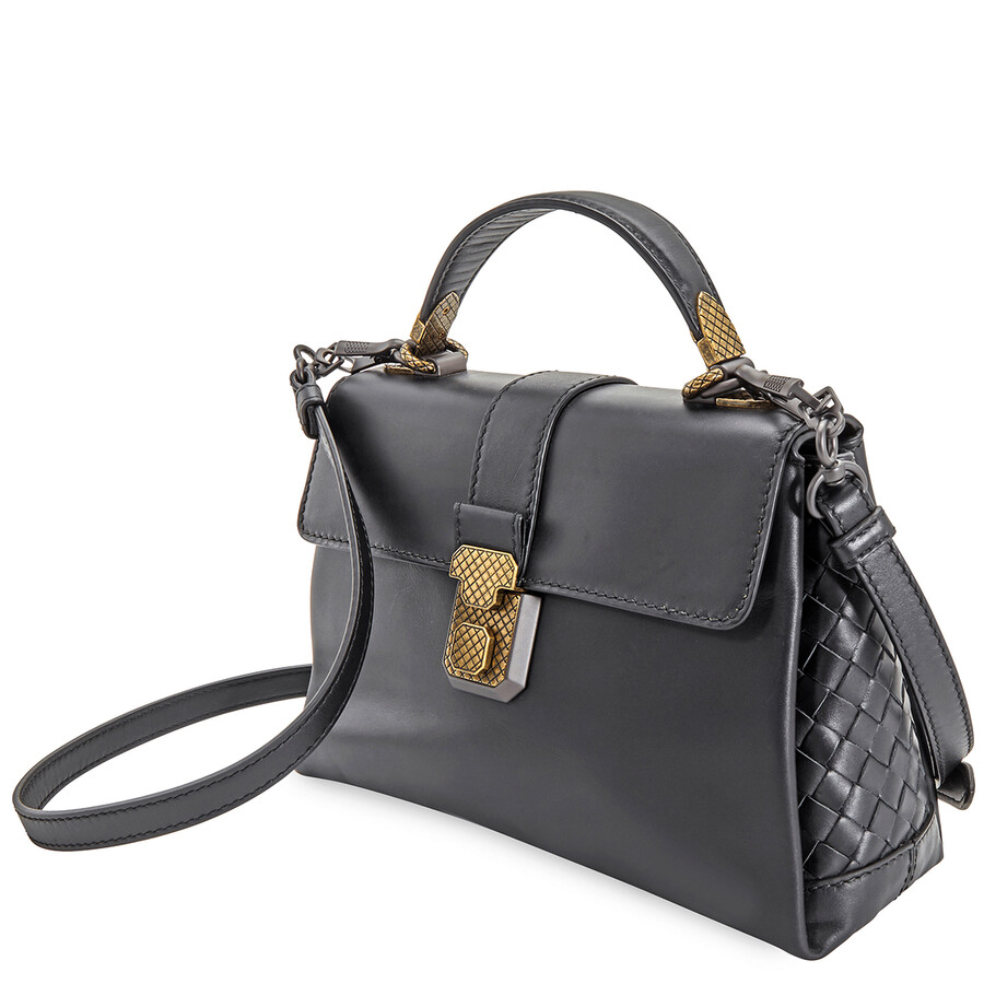 Túi Bottega Veneta Shoulder Bag Nero Calf Small Piazza Bag 498992-VALKD-1000 - Ảnh 2